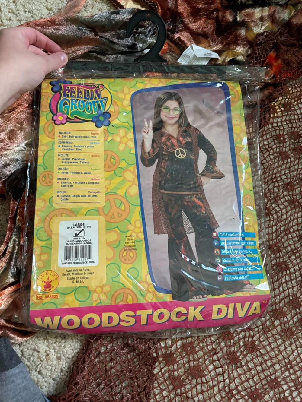Feelin' Groovy Woodstock Diva Costume Kids